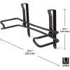 Umbra Squire Napkin Holder for Square and Rectangular Dinner, Cocktail, Luncheon Napkins, Modern Metal Design Looks Like Cast Iron, Black(Wall-Mount Paper Towel Holder)