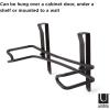 Umbra Squire Napkin Holder for Square and Rectangular Dinner, Cocktail, Luncheon Napkins, Modern Metal Design Looks Like Cast Iron, Black(Wall-Mount Paper Towel Holder)