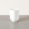 Umbra Step Dish for Bathroom-Contemporary, Practical Molded Oval Soap Bar Holder for Bath Sink-Nicely Fits Into Amenity Tray-Easy to Clean, Highly Durable, White(Waste Can)