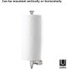 Umbra Stream Metal Wall Mount Paper Towel Holder – Sleek Paper Towel Holder Great for The Kitchen, Nickel