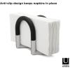Umbra Swivel Adjustable Napkin Holder, Black/Nickel, Model Number: 330705-047(Black/Nickel)