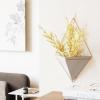 Umbra Trigg Hanging Planter Vase Wall Decor, Pot and Container for Succulents, Cactus, Faux Plants, and More, Large, Grey/Copper(Grey/Copper)