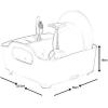 Umbra Tub Dish Rack, Charcoal (330590-149)(Red)