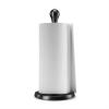 Umbra Tug Modern Stand Up Paper Towel Holder, Metallic Black & Squire Holder for Kitchen, Works with Square and Rectangular Napkins for Dinner, Luncheon or Cocktail, Black