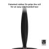 Umbra Tug Modern Stand Up Paper Towel Holder, Metallic Black & Squire Holder for Kitchen, Works with Square and Rectangular Napkins for Dinner, Luncheon or Cocktail, Black