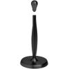 Umbra Tug One-Handed-Tear Modern Paper Towel Holder, Black(Black)