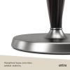 Umbra Tug One-Handed-Tear Modern Paper Towel Holder, Black(Nickel)