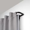 Umbra Twilight Double Black Out Window Curtain Rod – Wrap Around Adjustable, 28 to 48” (71-122cm),Auburn bronze & Twilight Double Curtain Rod Set, 48-88″, Nickel(Dark Brown)
