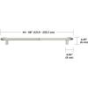 Umbra Twilight Single Curtain Rod Set – Wrap Around Design is Ideal for Blackout or Room Darkening Panels, 48-88, Nickel & 242731-782-REM Basic Curtain Drapery Holdback for Window, Silver/Nickel(Nickel)
