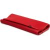 Umbra UDRY Rack and Microfiber Dish Drying Mat-Space-Saving Lightweight Design Folds Up for Easy Storage, Large, Light Grey(Red)