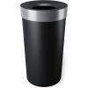 Umbra Venti Swing-Top 16.5-Gallon Kitchen Trash Can, 35-Inch Tall, Pewter(Black/Nickel)