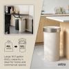 Umbra Vento Kitchen Trash Can with Open Top, Large 16-Gallon (62 L) Capacity, Sand(Sand)