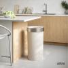 Umbra Vento Kitchen Trash Can with Open Top, Large 16-Gallon (62 L) Capacity, Sand(Sand)