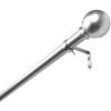 Umbra Verge 1-1/4-Inch Drapery Rod for Window, 36 to 72-Inch, Nickel(Nickel)