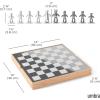 Umbra Wobble Chess Set, Walnut(Buddy)