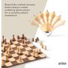 Umbra Wobble Chess Set, Walnut(Wobble)