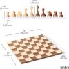 Umbra Wobble Chess Set, Walnut(Wobble)