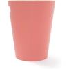 Umbra Woodrow 2-Gallon Modern Wooden Trash Can Wastebasket, Attractive Bin for Garbage or Recycling, Suitable for Home or Office, Natural(Coral Pink)