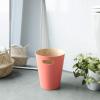 Umbra Woodrow 2-Gallon Modern Wooden Trash Can Wastebasket, Attractive Bin for Garbage or Recycling, Suitable for Home or Office, Natural(Coral Pink)