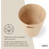 Umbra Woodrow 2-Gallon Modern Wooden Trash Can Wastebasket, Attractive Bin for Garbage or Recycling, Suitable for Home or Office, Natural(Natural)