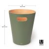 Umbra Woodrow 2-Gallon Modern Wooden Trash Can Wastebasket, Attractive Bin for Garbage or Recycling, Suitable for Home or Office, Natural(Spruce)