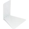 UUmbra Conceal, Sturdy Metal Floating Bookshelf for Wall (Set of 3 – Large), Silver (1005073-560)(White)