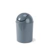 Umbra 1.25 Gallon Mini Waste Can with Removable Swing-Top Lid – Small Garbage Bin for Kitchen, Bathroom, Bedroom, Office – Compact Trash Can Fit Under Tables & Counters – Linen(Slate Blue)