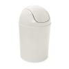 Umbra 1.25 Gallon Mini Waste Can with Removable Swing-Top Lid – Small Garbage Bin for Kitchen, Bathroom, Bedroom, Office – Compact Trash Can Fit Under Tables & Counters – Linen(Linen)