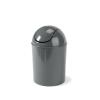 Umbra 1.25 Gallon Mini Waste Can with Removable Swing-Top Lid – Small Garbage Bin for Kitchen, Bathroom, Bedroom, Office – Compact Trash Can Fit Under Tables & Counters – Linen(Dark Grey)