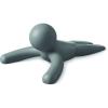 Umbra Buddy Door Stop, Heavy-Duty and Flexible, Soft-Touch Finish, Protects Your Floors, Grey(Single-Pack)