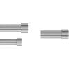 Umbra Cappa Double Curtain Rod, Includes 2 Matching Finials, Brackets & Hardware, 36 to 66-Inch, Nickel & Cappa 1-Inch Curtain Rod, Includes 2 Matching Finials, Brackets & Hardware, 36 to 66, Nickel