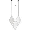 Umbra Dima Mirrors, Set of 3, Trio of Decorative Mirrors(Black)