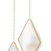 Umbra Dima Mirrors, Set of 3, Trio of Decorative Mirrors(Brass)