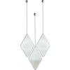 Umbra Dima Mirrors, Set of 3, Trio of Decorative Mirrors(Titanium)