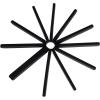 Umbra Fanfare Silicone Trivet (Set of 2), Black