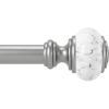 Umbra Marbello Curtain Rod for Window, 36 to 72-Inches, Pewter(Nickel/Steel)