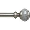 Umbra Marbello Curtain Rod for Window, 36 to 72-Inches, Pewter(Pewter)