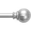 Umbra Meridan 1/2-Inch Drapery Rod for Window, 48 to 88-Inch, Matte Nickel