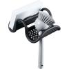 Umbra Sling Kitchen Sink Caddy Sponge Holder, Hangs Over Faucet or Divider, Single, Black(Black)