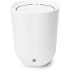 Umbra Step Dish for Bathroom-Contemporary, Practical Molded Oval Soap Bar Holder for Bath Sink-Nicely Fits Into Amenity Tray-Easy to Clean, Highly Durable, White(Waste Can)