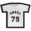 Umbra T-Frame, Unique T-Shirt Display Case to Showcase Adult Sized T-Shirts (Small to Large), Black(Small)