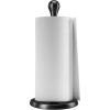 Umbra Tug One-Handed-Tear Modern Paper Towel Holder, Black(Black)