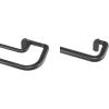 Umbra Twilight Double Curtain Rod Set – Wrap Around Design is Ideal for Blackout or Room Darkening Panels, 30-84 Inch, Black & Twilight Modern Single Curtain Rod, Black