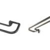 Umbra Twilight Double Curtain Rod Set for Blackout Panels, 66-144 Inch, Black with 48-88-Inch Matte-Nickel Curtain Rod
