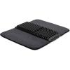 Umbra UDRY, 24 x 18 inches Rack and Microfiber Dish Drying Mat-Space-Saving Lightweight Design Folds Up for Easy Storage, Black(Black)