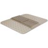 Umbra UDRY, 24 x 18 inches Rack and Microfiber Dish Drying Mat-Space-Saving Lightweight Design Folds Up for Easy Storage, Black(Latte Print)