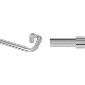 Umbra – 242734-782-REM Twilight Single Curtain Rod Set – Wrap Around Design is Ideal for Blackout or Room Darkening Panels & Cappa 1-Inch Curtain Rod, Includes 2 Matching Finials