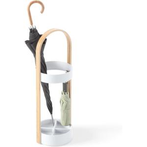 Umbra Bellwood Umbrella Stand, White/Natural(White/Natural)