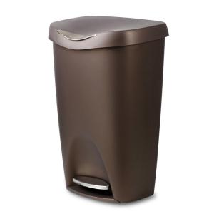 Umbra Brim Step On Trash Can(Bronze)