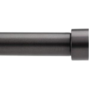 Umbra Cappa 1-1/4” Adjustable Curtain Rod for Windows in Single or Double, 36 to 72-Inches, Nickel